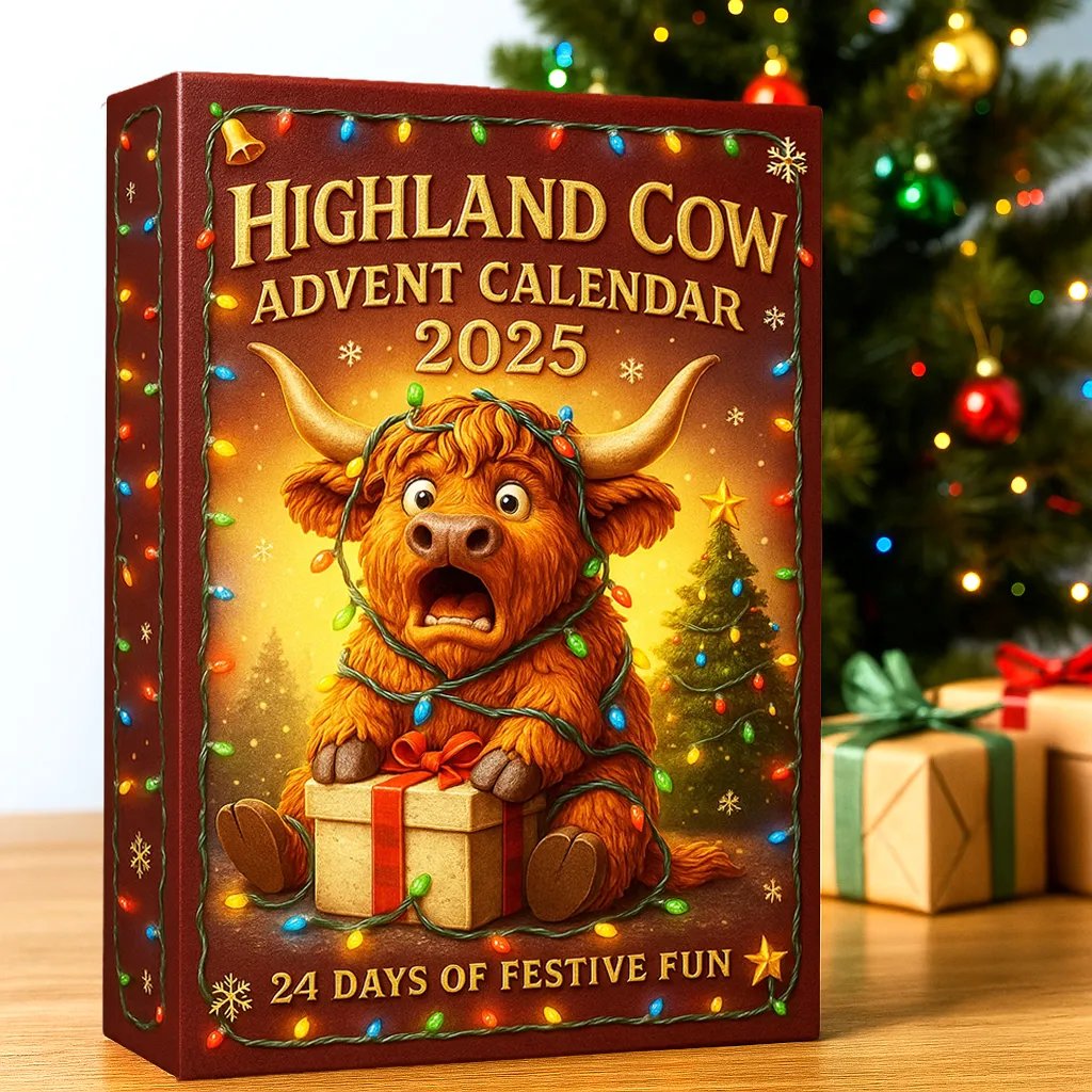 Highland-runderen adventskalender 2025