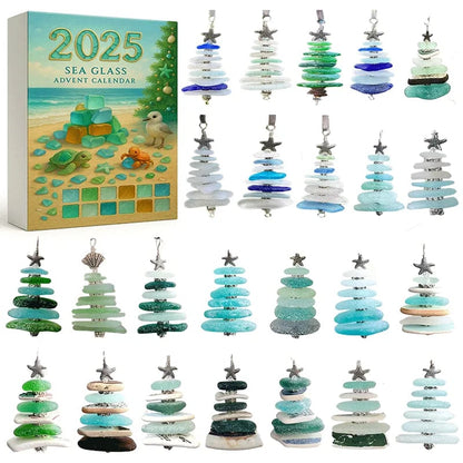 zeeglas kerstbomen - adventskalender 2025